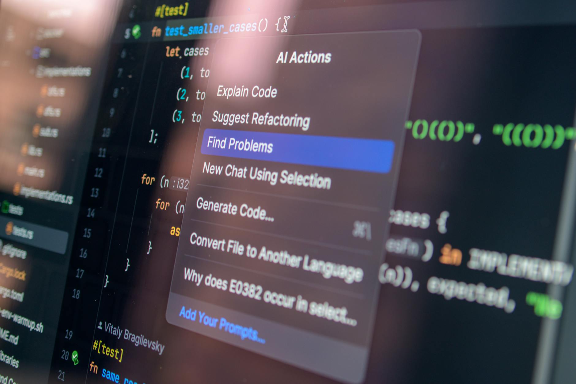A developer's screen showing multiple AI coding assistants side by side