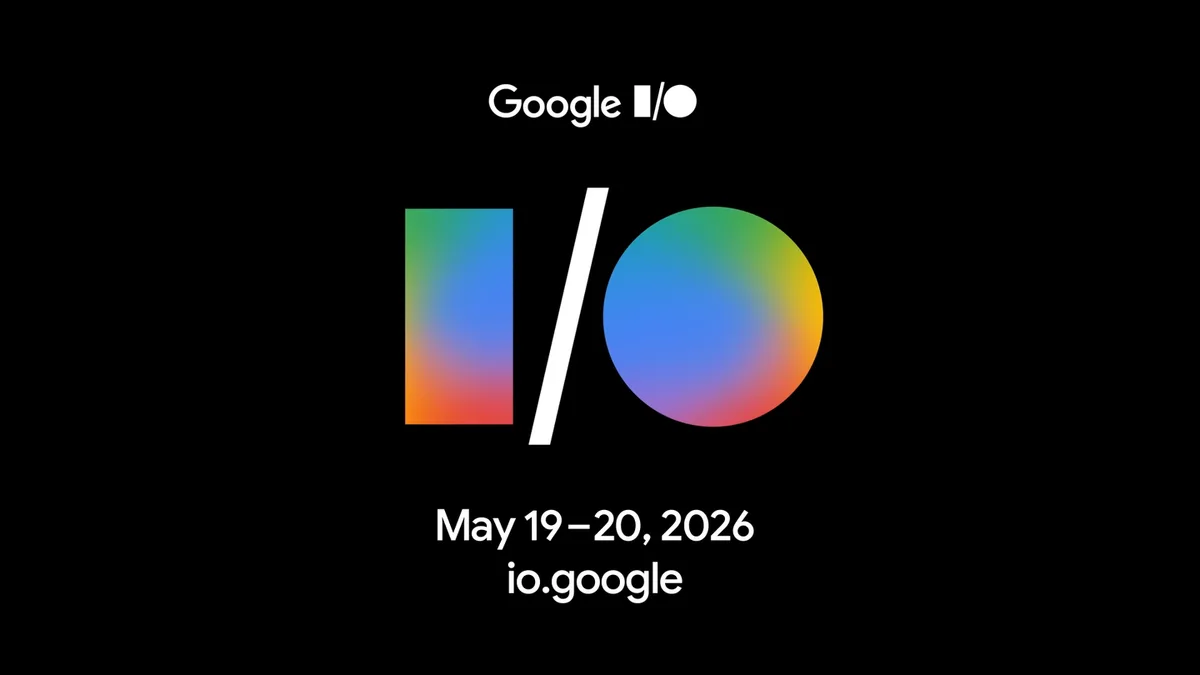 Sundar Pichai on stage at Google I/O 2026 at the Shoreline Amphitheatre in Mountain View, presenting Gemini 3.5 Flash, Gemini Spark, Gemini Omni, and Android XR smart glasses